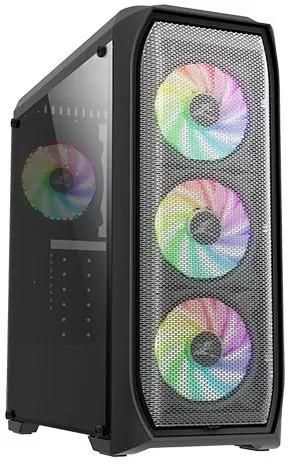 Корпус ATX Zalman N5 MF, Midi-Tower, без БП,  черный [n5 mf black]